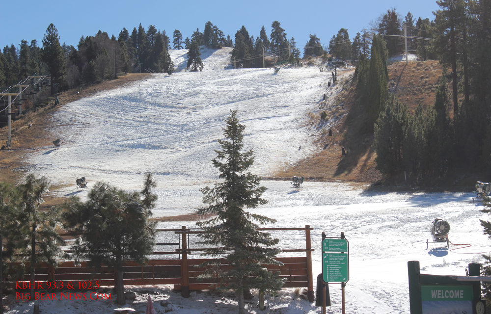 It’s Snowing In Big Bear 