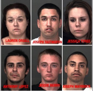 Six Suspects Arrested in Mail Theft Case in Big Bear