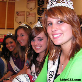 Miss Big Bear princesses Vondalynn Dias (also the BBHS Homecoming Queen), Holly Oberneder, Kasey Judge and Miss Big Bear Hayley Bracken