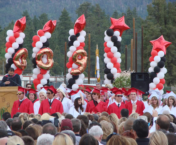 The Class of 2009 was the 80th to graduate from BVUSD.