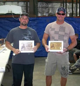 Top boat team of Bryan Foote and Scott Taglione of Fresno brought in 460 pounds of carp.