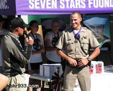 CHP officer (like Jared's dad Joe) Tyler Lewis ran the 5K in full uniform. Another notable finish in the 5K: retired Marine Jack Wands, a 77-year-old resident of Big Bear City, completed the race in less than an hour.