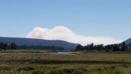 Mount R Fire, Evacuations and Road Closures