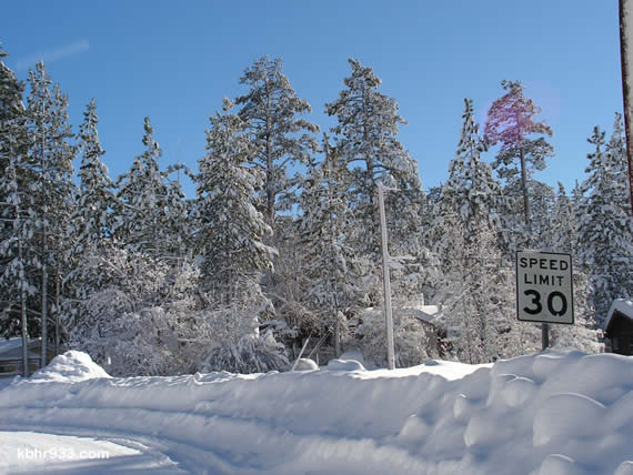 By Saturday morning, the storm clouds had cleared, leaving us with roughly five feet of snow this week!