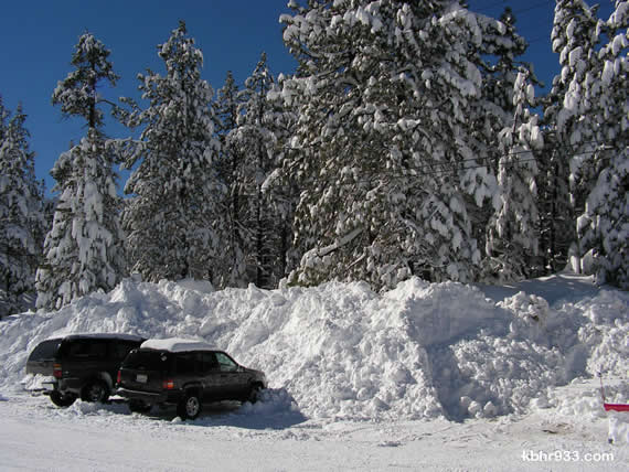 Though the sun is shining and major roads have been cleared of snow, as of Saturday afternoon, all vehicles are still required to have chains, even those with four-wheel drive.