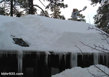 Residents may want to begin roof snow removal before more weather moves in on Tuesday.