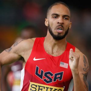 PORTLAND, OR - MARCH 19: Boris Berian of the United States competes in the Men's 800 Metres Final during day three of the IAAF World Indoor Championships at Oregon Convention Center on March 19, 2016 in Portland, Oregon. (Photo by Christian Petersen/Getty Images for IAAF)